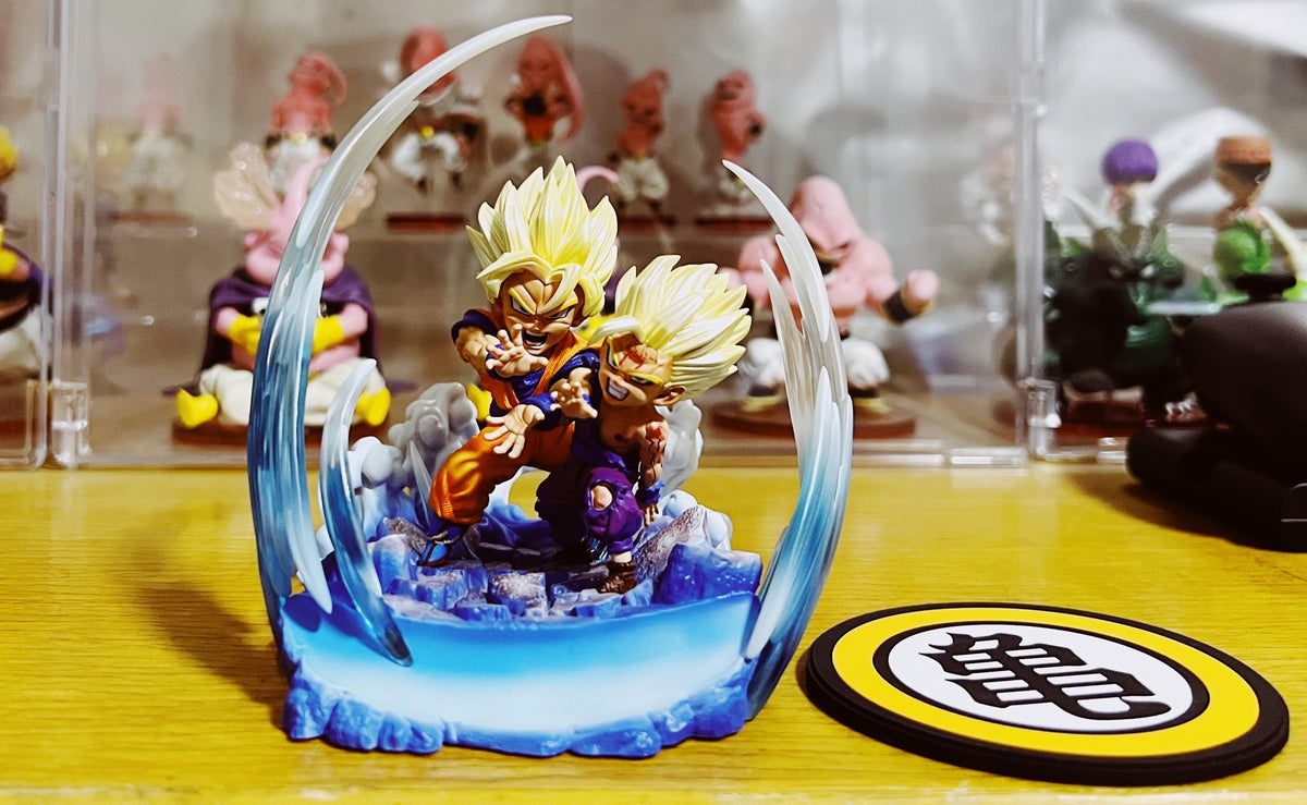 Dragon Ball Kamehameha Fan 2.0 Rucksack + Eckiges Federmäppchen – Set Für Anime-Fans