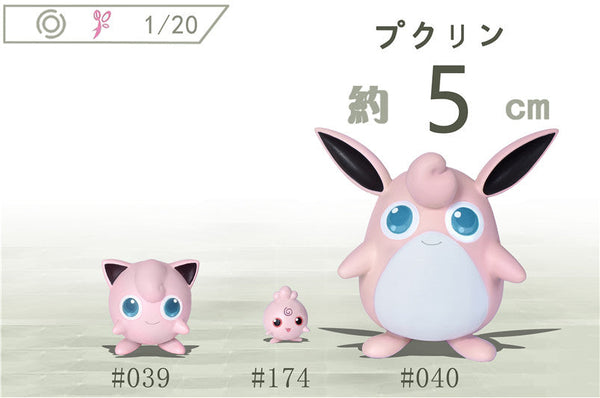 1/20 Scale World Zukan IGGLYBUFF JIGGLYPUFF & WIGGLYTUFF, MIME JR. & MR. MIME - Pokemon - SXG Studio [IN STOCK]